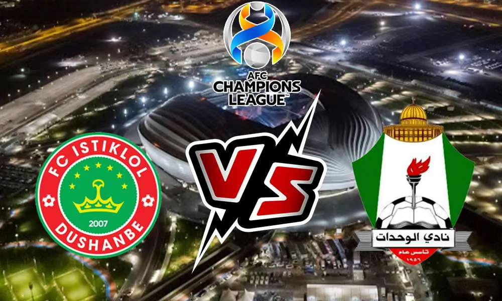 بث مباشر مباراة الوحدات و استقلال دوشنبه اليوم 22/10/2024 كورة جول